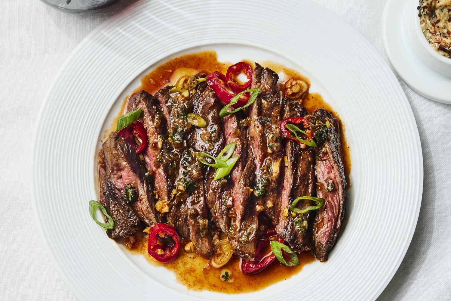 Skirt Steak with Shiso-Shallot Butter photo