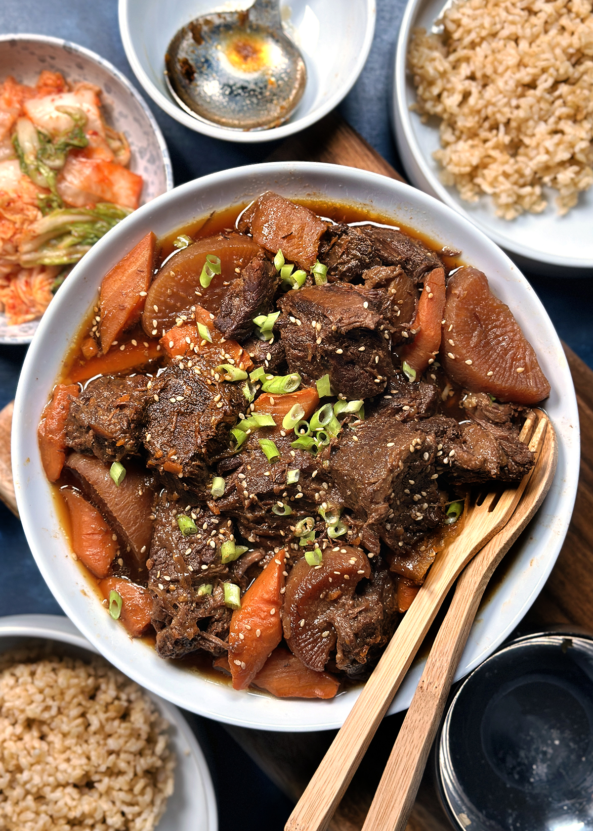 Galbi Jjim-ish Korean Braised Beef Stew Recipe photo